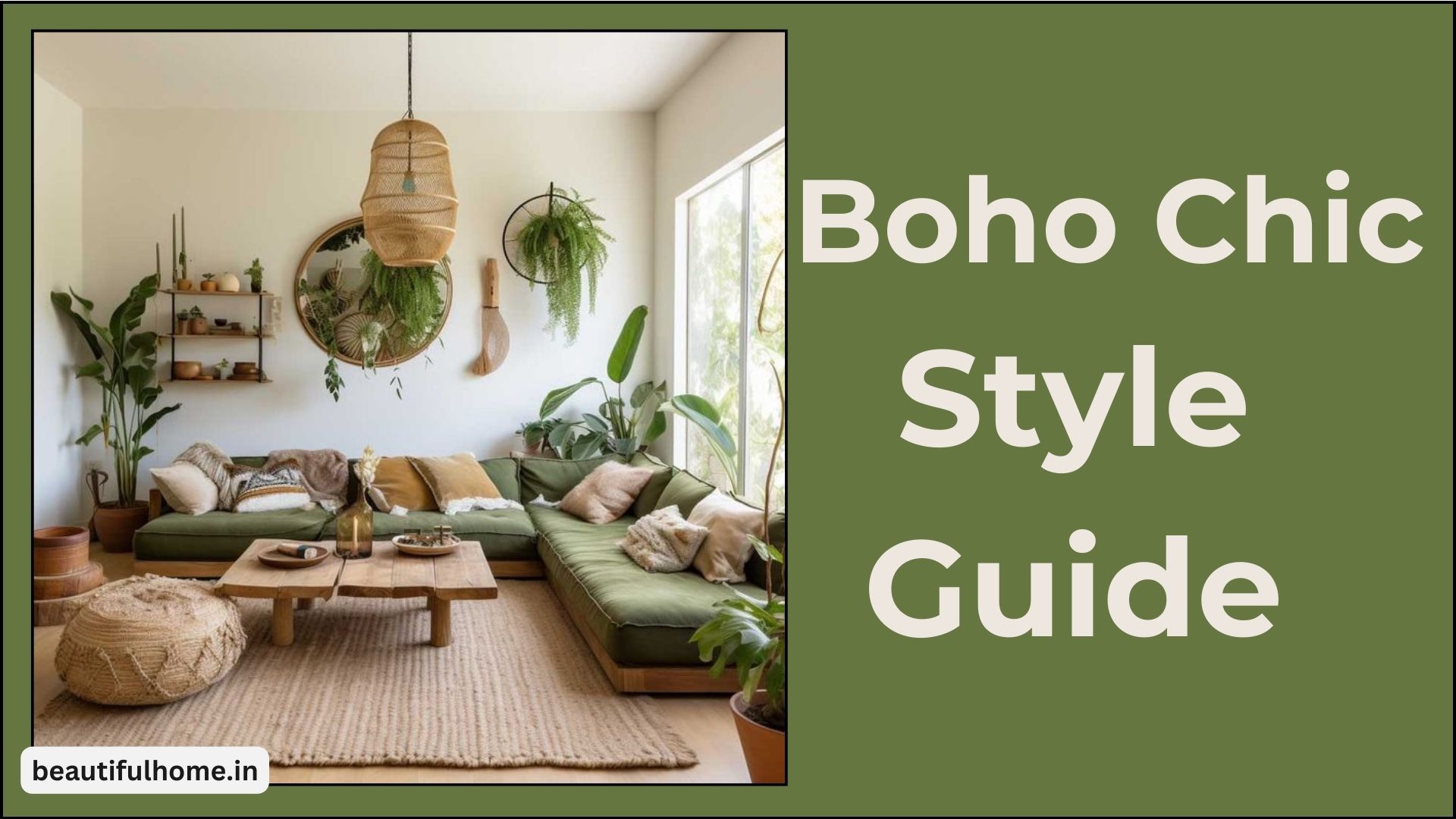 How to Decorate a Boho Chic Living Room – Bohemian Chic Style Guide – Beautiful Homes